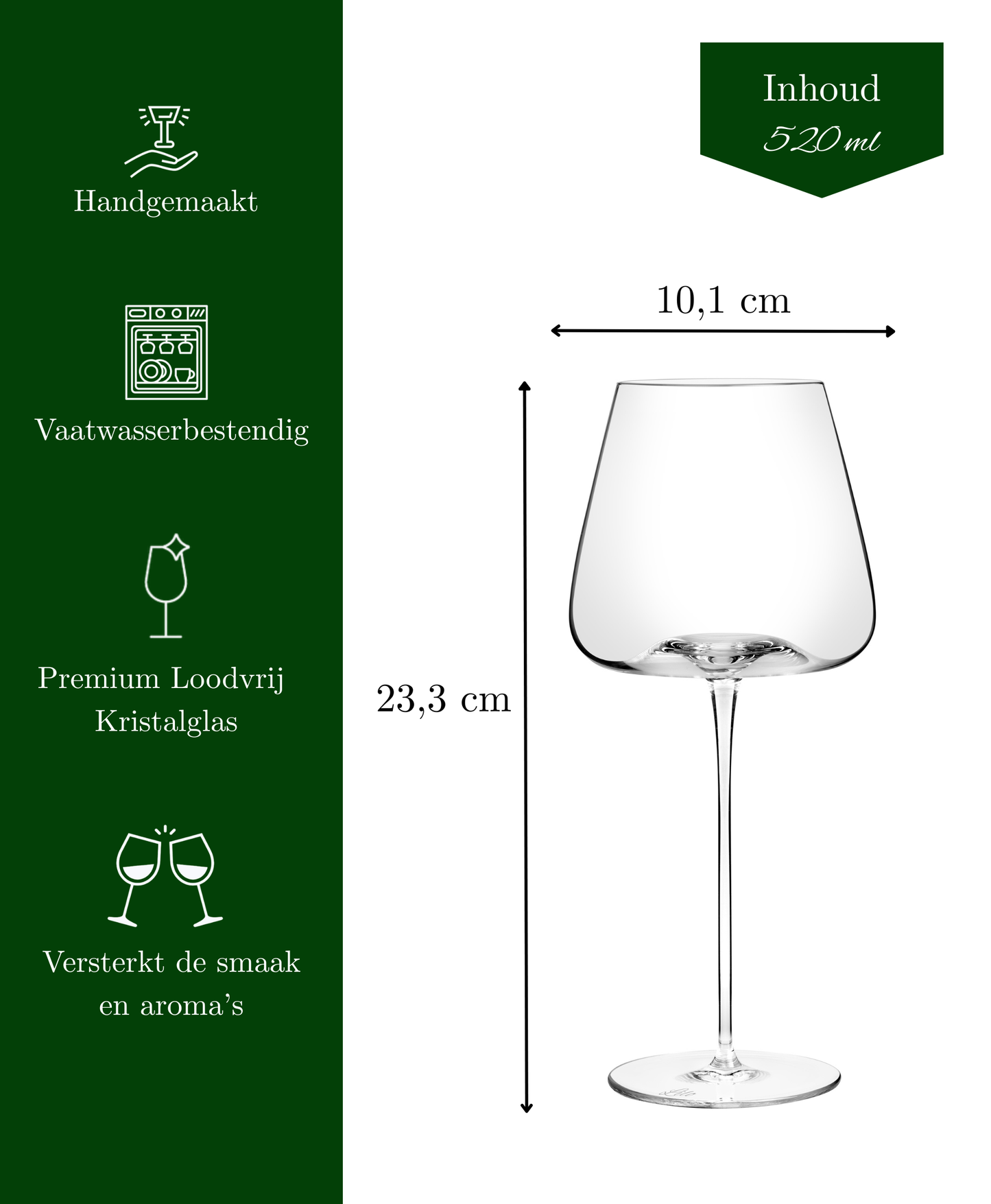 Lilo Nova Wit Wijnglas 520 ml - Set van 2